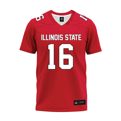 Illinois State - NCAA Football : Rico Clay - Red Premium Football Jersey-0