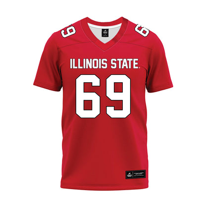 Illinois State - NCAA Football : Mezziahs McDaniel - Red Premium Football Jersey-0