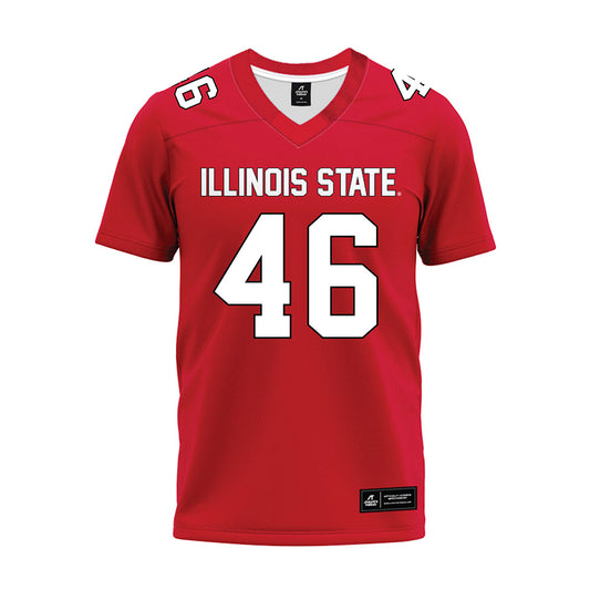 Illinois State - NCAA Football : Tye Niekamp - Red Premium Football Jersey