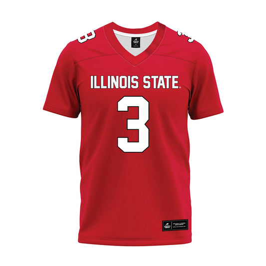 Illinois State - NCAA Football : Albert Gooden III - Red Premium Football Jersey-0