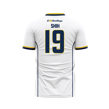 UCSD - NCAA Women's Soccer : Olivia Shih - White Soccer Jersey-1