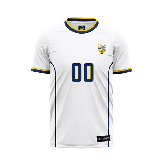 UCSD - NCAA Women's Soccer : Lauren Zamora - White Soccer Jersey-0