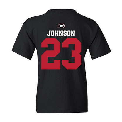 Georgia - NCAA Baseball : Cole Johnson - Fashion Shersey Youth T-Shirt-1