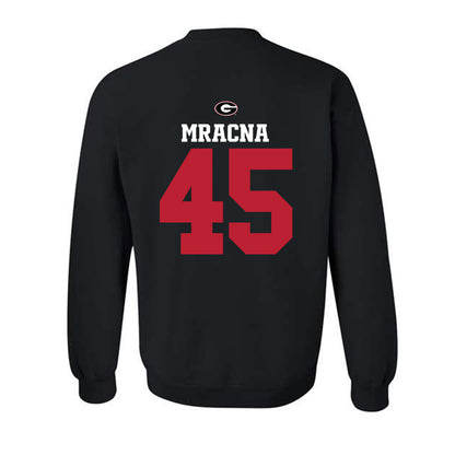 Georgia - NCAA Baseball : Christian Mracna - Fashion Shersey Crewneck Sweatshirt-1