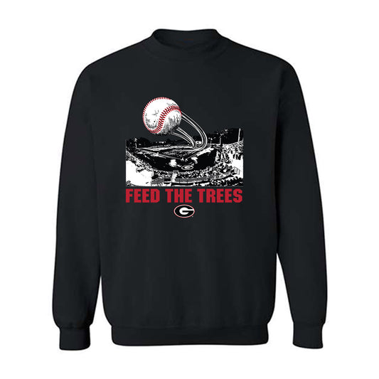 Georgia - NCAA Baseball : Dylan Wood - Fashion Shersey Crewneck Sweatshirt-0