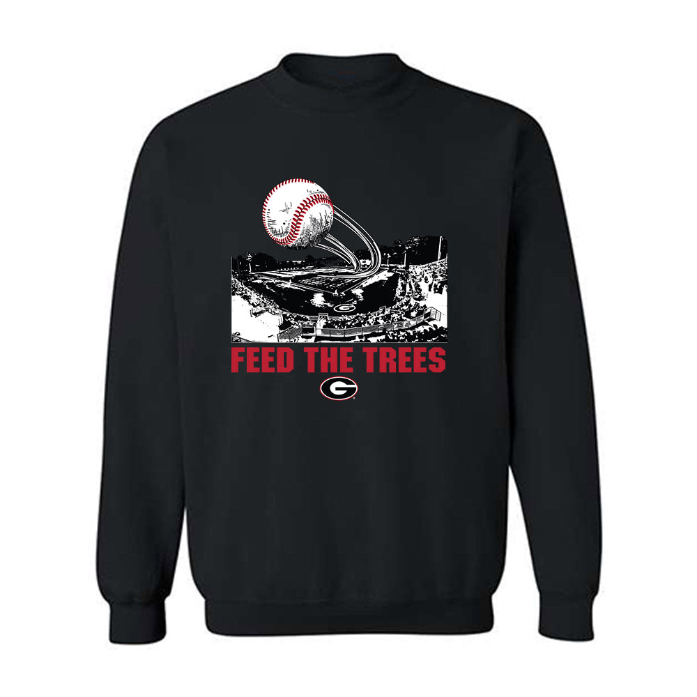 Georgia - NCAA Baseball : Daniel Jackson - Fashion Shersey Crewneck Sweatshirt-0
