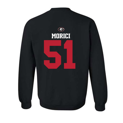 Georgia - NCAA Baseball : Lucas Morici - Fashion Shersey Crewneck Sweatshirt-1