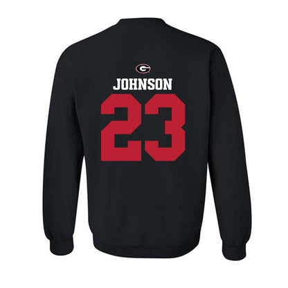 Georgia - NCAA Baseball : Cole Johnson - Fashion Shersey Crewneck Sweatshirt-1