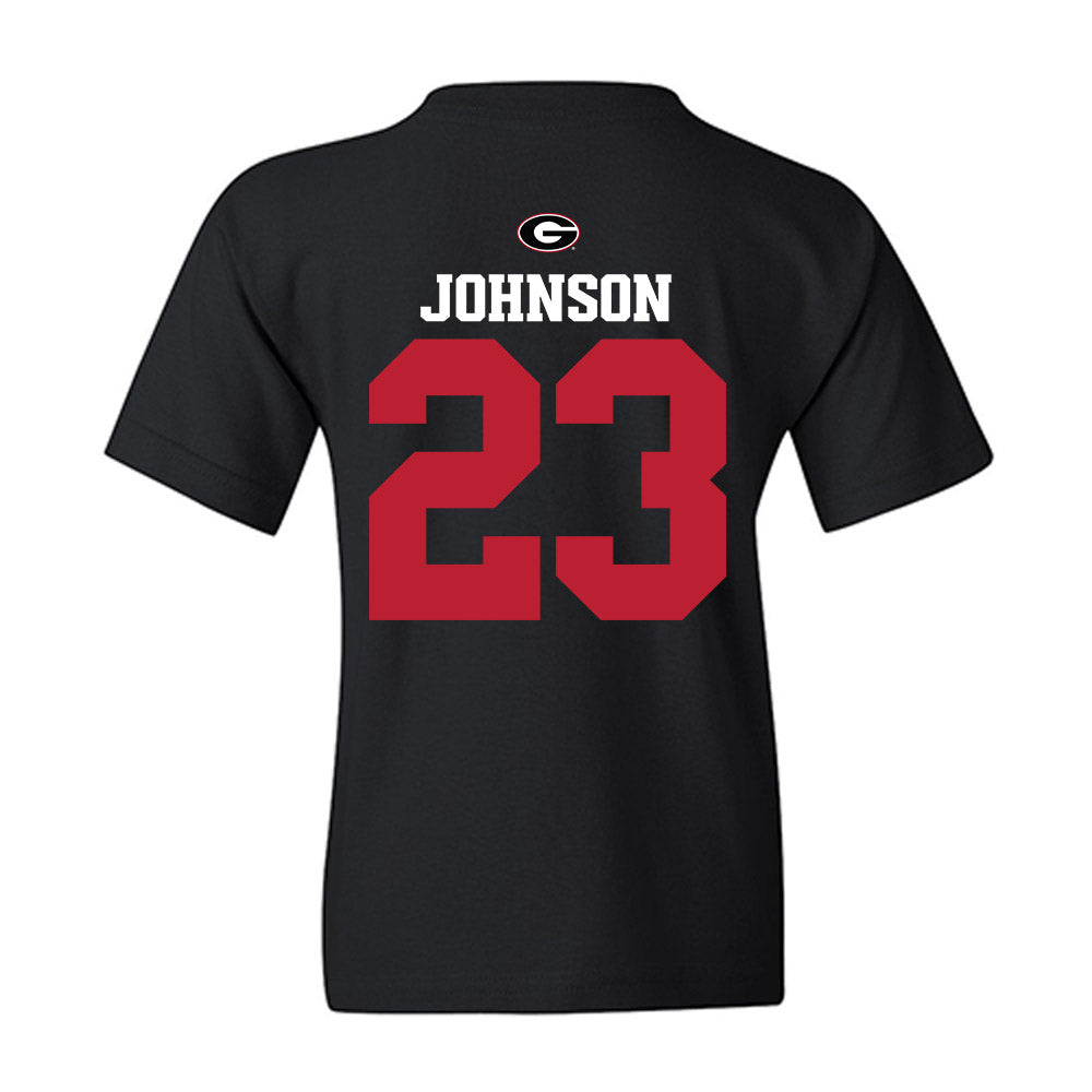 Georgia - NCAA Baseball : Cole Johnson - Fashion Shersey Youth T-Shirt-1