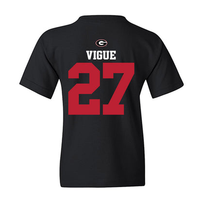 Georgia - NCAA Baseball : Dylan Vigue - Fashion Shersey Youth T-Shirt-1