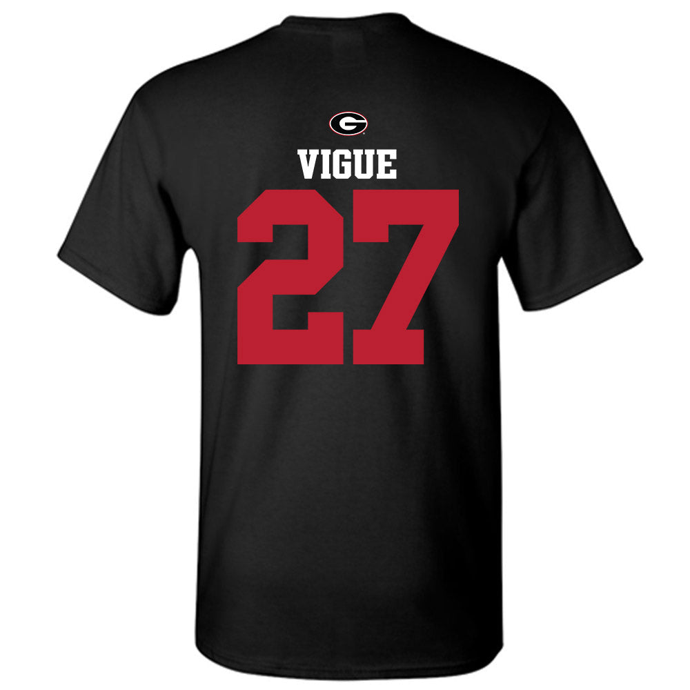 Georgia - NCAA Baseball : Dylan Vigue - Fashion Shersey T-Shirt-1