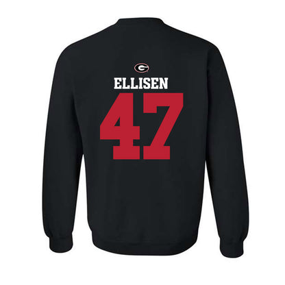 Georgia - NCAA Baseball : Thomas Ellisen - Fashion Shersey Crewneck Sweatshirt-1