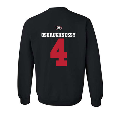 Georgia - NCAA Baseball : Michael Oshaughnessy - Fashion Shersey Crewneck Sweatshirt-1
