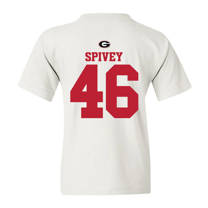 Georgia - NCAA Baseball : Logan Spivey - Fashion Shersey Youth T-Shirt-1