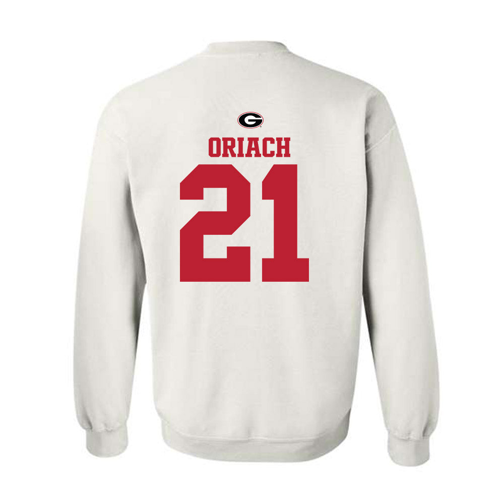 Georgia - NCAA Baseball : Jordy Oriach - Fashion Shersey Crewneck Sweatshirt-1