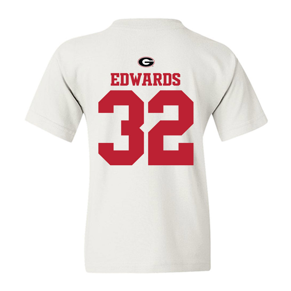 Georgia - NCAA Baseball : Grant Edwards - Fashion Shersey Youth T-Shirt-1