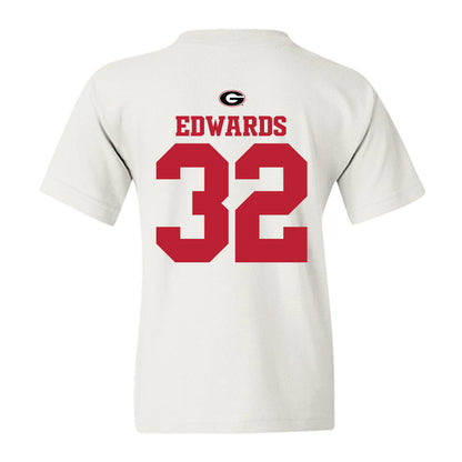 Georgia - NCAA Baseball : Grant Edwards - Fashion Shersey Youth T-Shirt-1