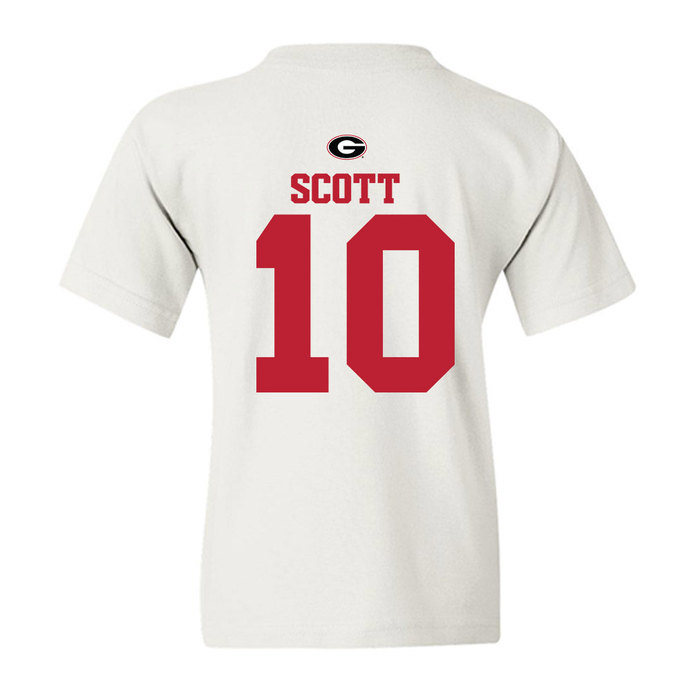 Georgia - NCAA Baseball : Matt Scott - Fashion Shersey Youth T-Shirt-1