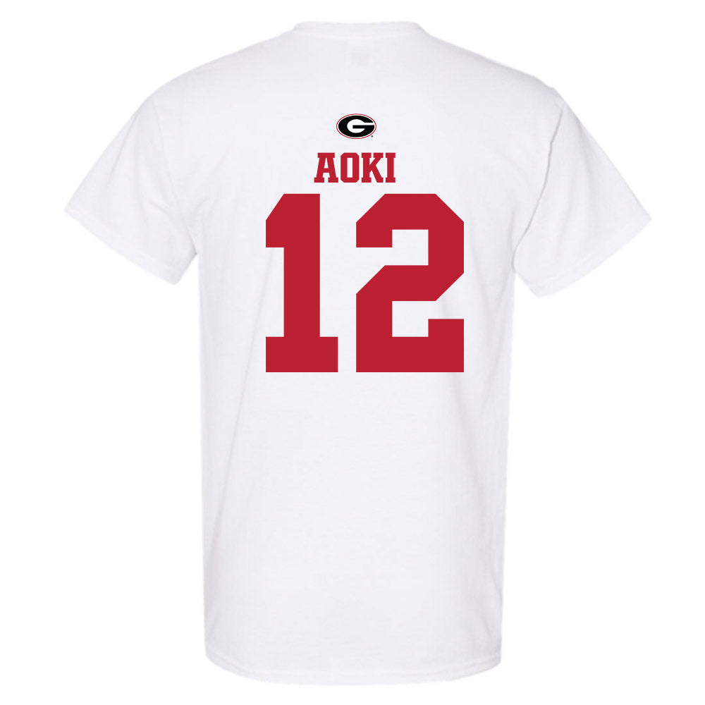 Georgia - NCAA Baseball : Caden Aoki - Fashion Shersey T-Shirt-1