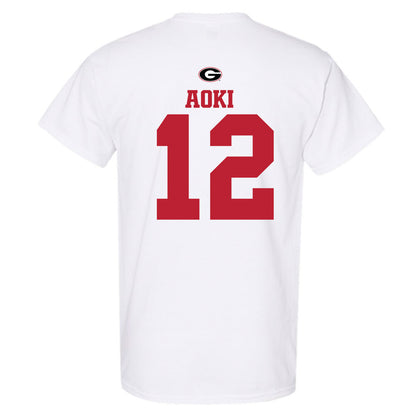 Georgia - NCAA Baseball : Caden Aoki - Fashion Shersey T-Shirt-1