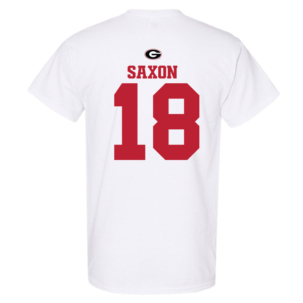 Georgia - NCAA Baseball : TL Saxon - Fashion Shersey T-Shirt-1