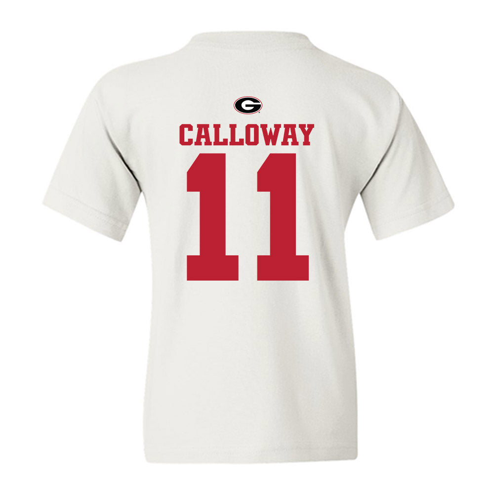 Georgia - NCAA Baseball : Bryce Calloway - Fashion Shersey Youth T-Shirt-1