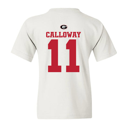Georgia - NCAA Baseball : Bryce Calloway - Fashion Shersey Youth T-Shirt-1