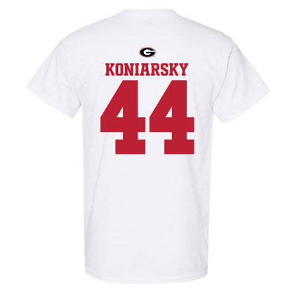 Georgia - NCAA Baseball : Cole Koniarsky - Fashion Shersey T-Shirt-1