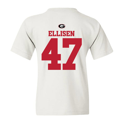 Georgia - NCAA Baseball : Thomas Ellisen - Fashion Shersey Youth T-Shirt-1