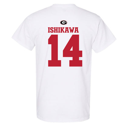 Georgia - NCAA Baseball : Kenny Ishikawa - Fashion Shersey T-Shirt-1