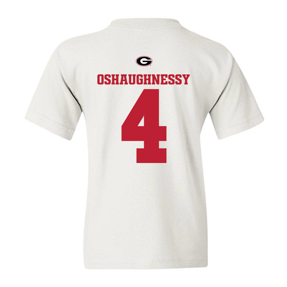 Georgia - NCAA Baseball : Michael Oshaughnessy - Fashion Shersey Youth T-Shirt-1
