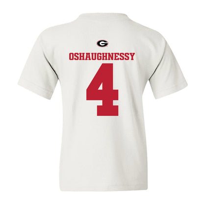 Georgia - NCAA Baseball : Michael Oshaughnessy - Fashion Shersey Youth T-Shirt-1