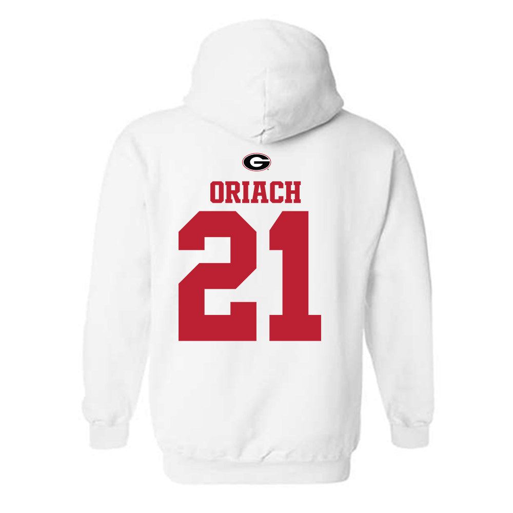 Georgia - NCAA Baseball : Jordy Oriach - Fashion Shersey Hooded Sweatshirt-1