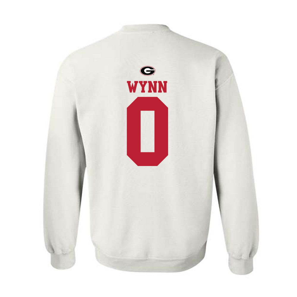 Georgia - NCAA Baseball : Ryan Wynn - Fashion Shersey Crewneck Sweatshirt-1