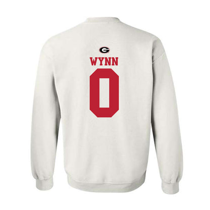 Georgia - NCAA Baseball : Ryan Wynn - Fashion Shersey Crewneck Sweatshirt-1