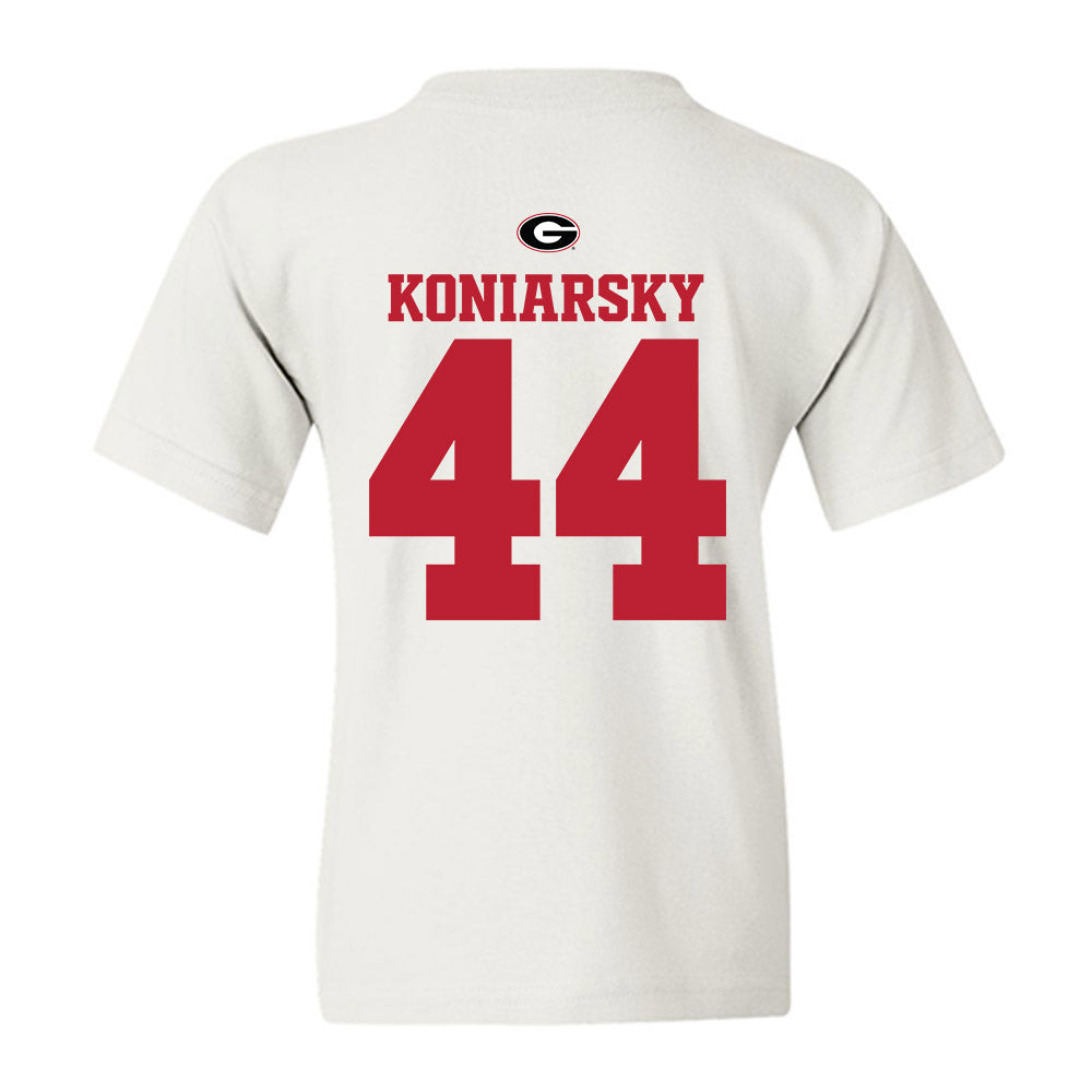 Georgia - NCAA Baseball : Cole Koniarsky - Fashion Shersey Youth T-Shirt-1