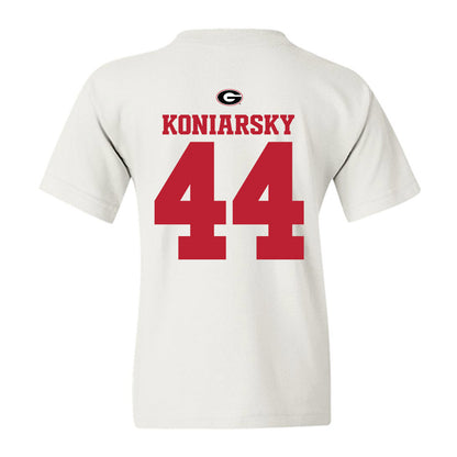 Georgia - NCAA Baseball : Cole Koniarsky - Fashion Shersey Youth T-Shirt-1