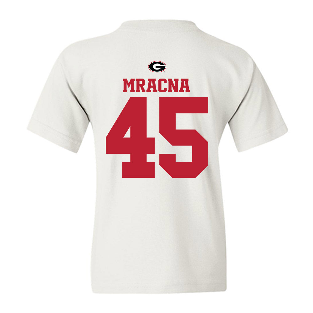 Georgia - NCAA Baseball : Christian Mracna - Fashion Shersey Youth T-Shirt-1