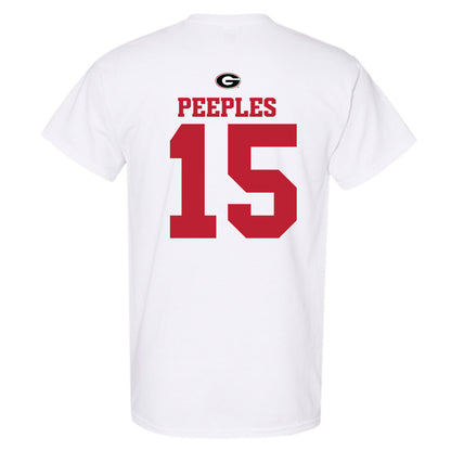 Georgia - NCAA Baseball : Ty Peeples - Fashion Shersey T-Shirt-1