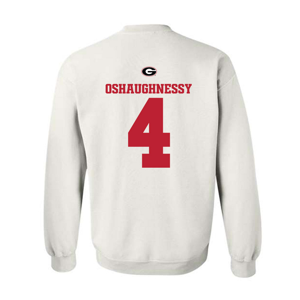 Georgia - NCAA Baseball : Michael Oshaughnessy - Fashion Shersey Crewneck Sweatshirt-1