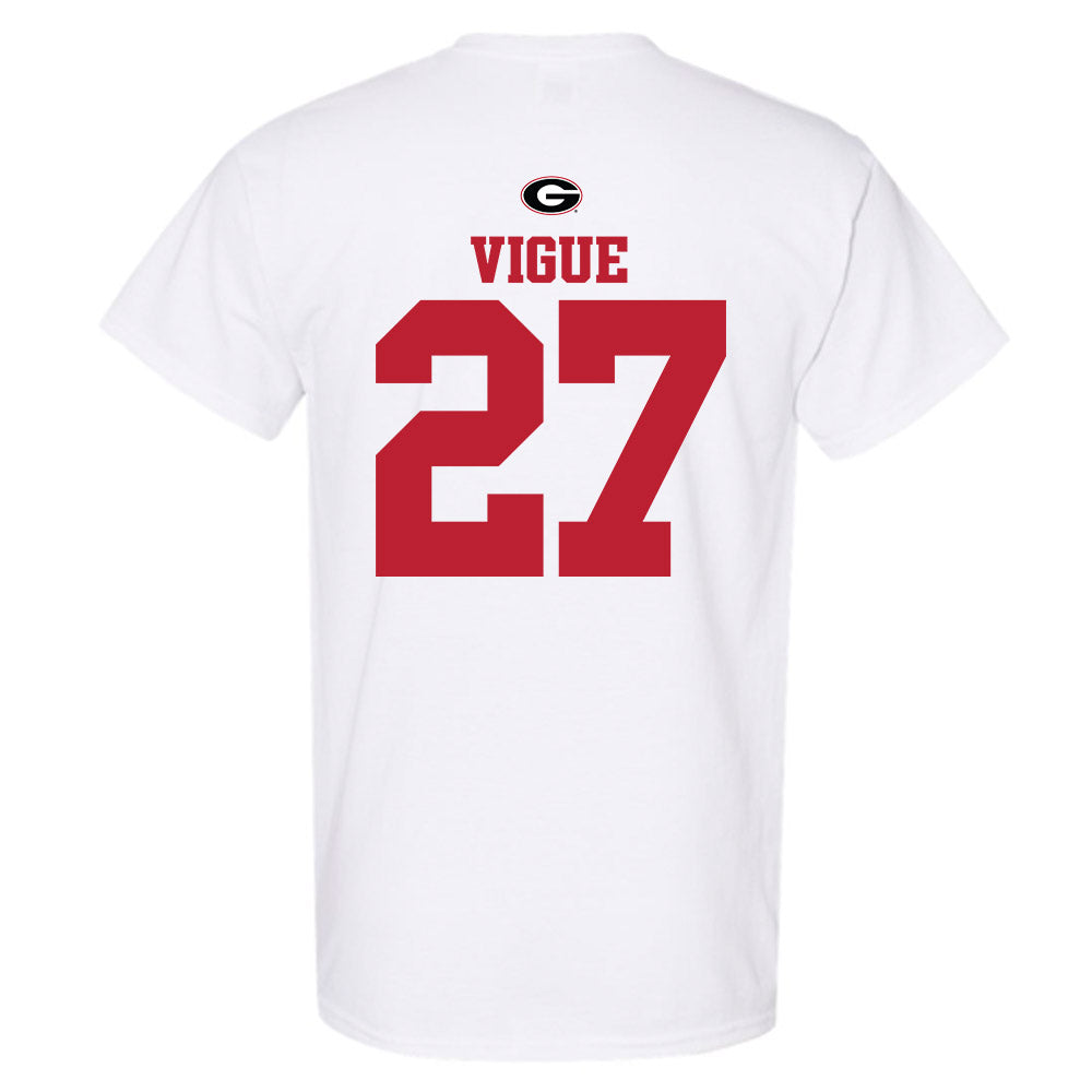 Georgia - NCAA Baseball : Dylan Vigue - Fashion Shersey T-Shirt-1