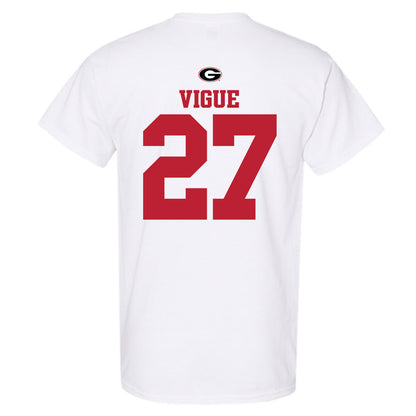 Georgia - NCAA Baseball : Dylan Vigue - Fashion Shersey T-Shirt-1