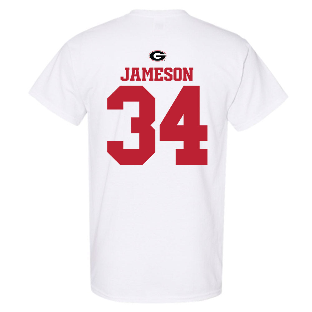 Georgia - NCAA Baseball : Caleb Jameson - Fashion Shersey T-Shirt-1
