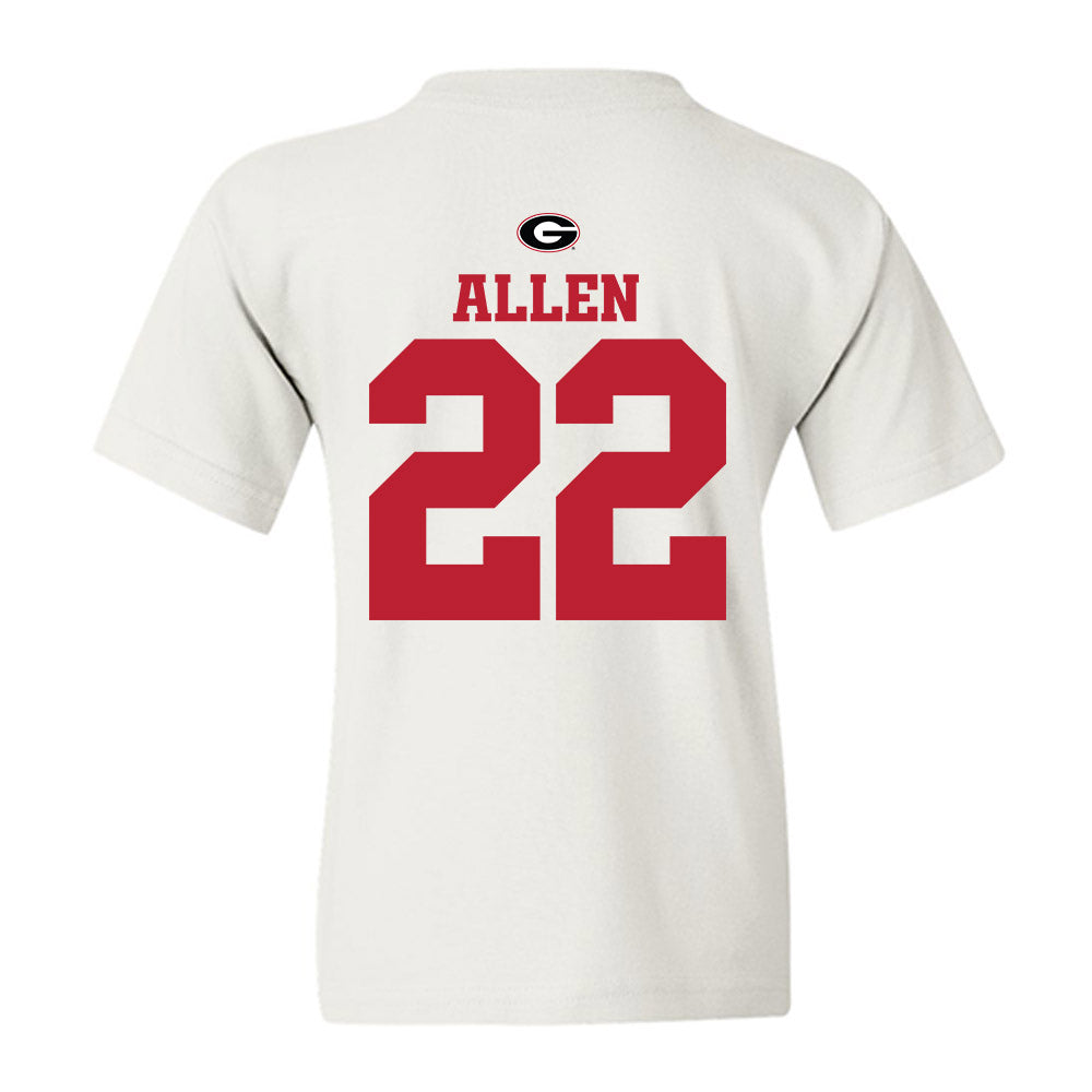 Georgia - NCAA Baseball : Henry Allen - Fashion Shersey Youth T-Shirt-1