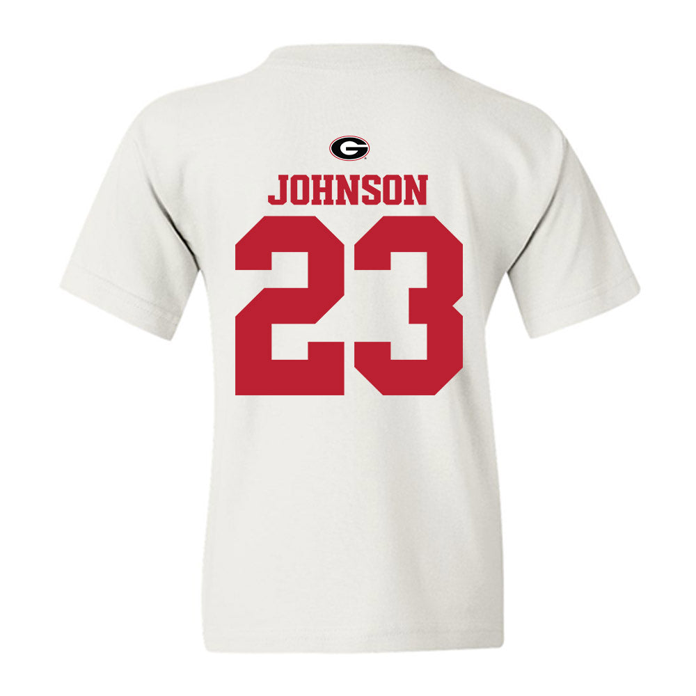 Georgia - NCAA Baseball : Cole Johnson - Fashion Shersey Youth T-Shirt-1
