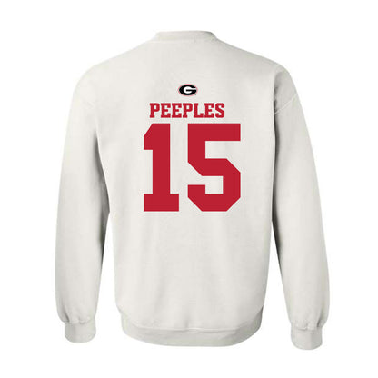 Georgia - NCAA Baseball : Ty Peeples - Fashion Shersey Crewneck Sweatshirt-1