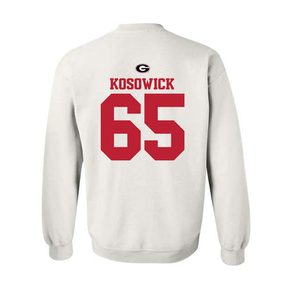 Georgia - NCAA Baseball : Mason Kosowick - Fashion Shersey Crewneck Sweatshirt-1