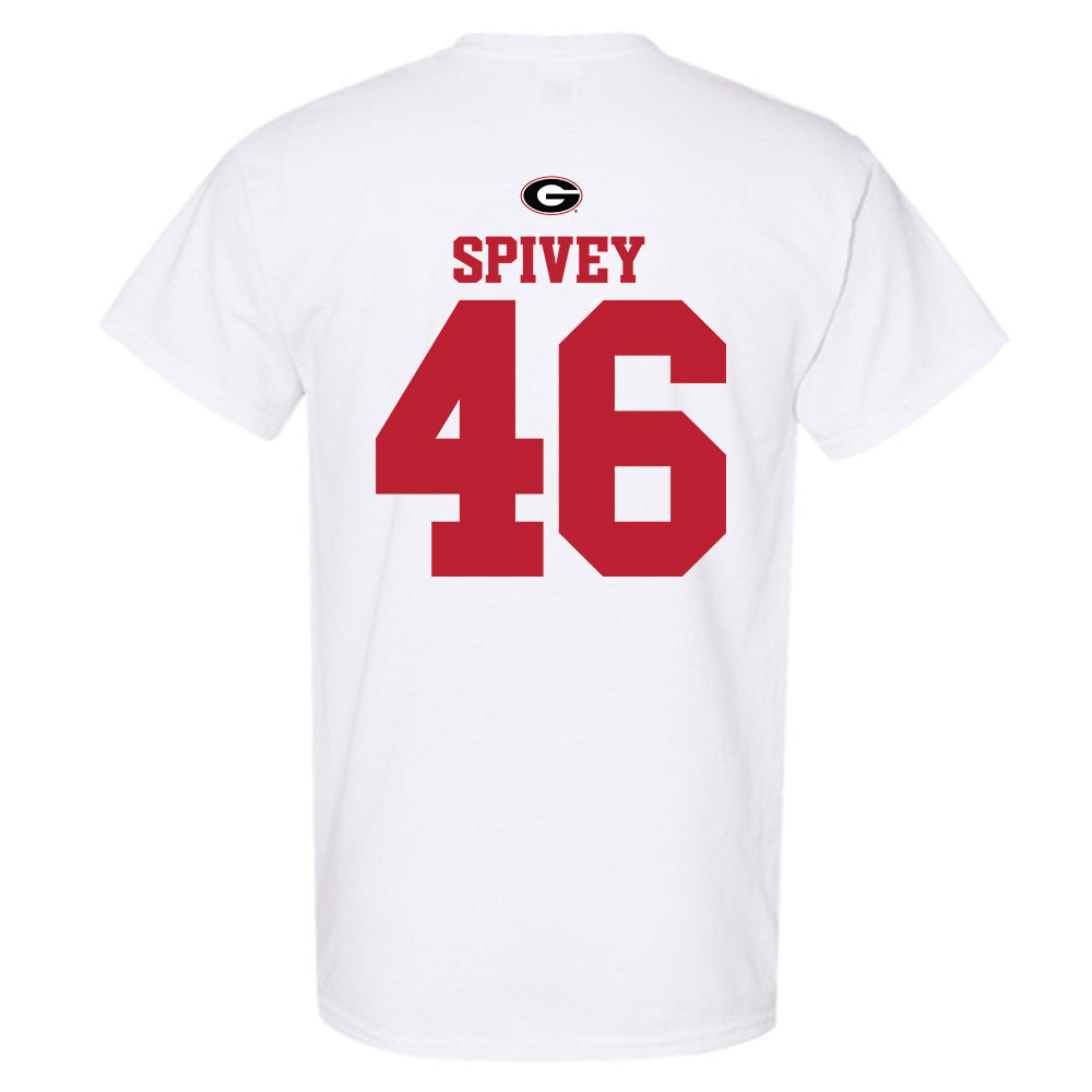 Georgia - NCAA Baseball : Logan Spivey - Fashion Shersey T-Shirt-1