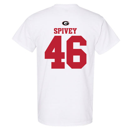 Georgia - NCAA Baseball : Logan Spivey - Fashion Shersey T-Shirt-1