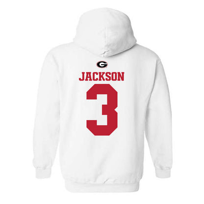 Georgia - NCAA Baseball : Daniel Jackson - Fashion Shersey Hooded Sweatshirt-1
